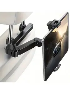 Car Headrest Tablet & Phone Holder for Car - Universal Fit for 4.7-12.9" Devices, Adjustable Secure Mount for Back Seat Entertainment on Road Trips & Long Drives
