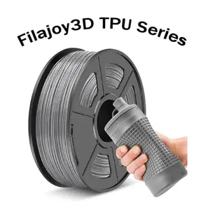 Professional Durable Tpu 95a Flexible Filament 1.75mm 250g Spool High Elasticity Anti-Rip Industrial Shock Absorber Device Protection Phone Stand Printing Material