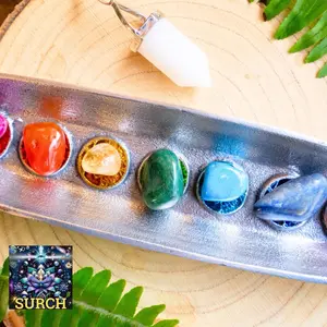 7 Chakra Colored Stones for Emotional Balance and Spiritual Practices - Healing Crystals