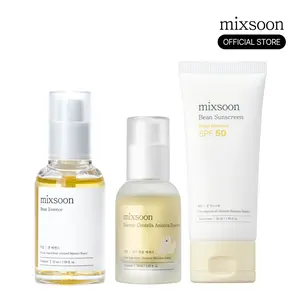 [mixsoon Official Shop] Viral Hero Set — Bean Essence 50ml + Soondy Centella Aisatica Essence 30ml + Bean Sunscreen Skin Kit Routine Recovery Kit Skin Brightening Kit
