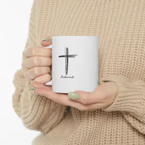 Jesus Redeemed Mug | I Drink Coffee For Your Protection Ceramic Mug