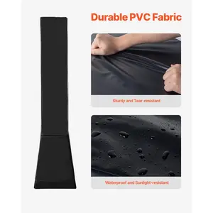 VEVOR Basketball Pole Pad, 64" Tall and 2" Thick Heavy Duty Wrap Around Pole Padding, Fits 6x6 - 7x7 inch Diameter Square Pole, All-weather Waterproof Protective Pad for Basement Garage PlaygroundSummervibes