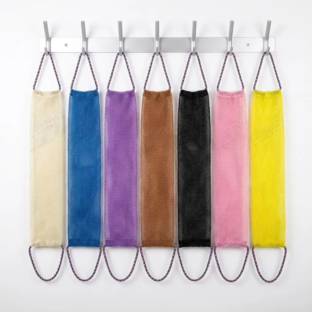 African Style Exfoliating Net Sponge,  Traditional Nigerian-style design，real authentic net sponge,Exfoliate Porous Hygiene Dries Quickly Skin Exfoliation Nature