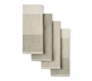 Town & Country Basics Basketweave Kitchen Towels 4-Pack Set