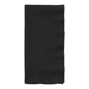 Black Velvet Paper Dinner Napkins