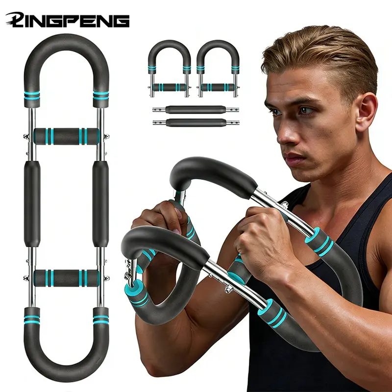 Adjustable Resistance Torque Arm Trainer (60-140 Lbs), Chest Training Equipment, Forearm Strength Bar, Workout for Pectoral & Latissimus Dorsi, Adjustable Exercise Machine, Adjustable Gripper, Adjustable Forearm Strengthener
