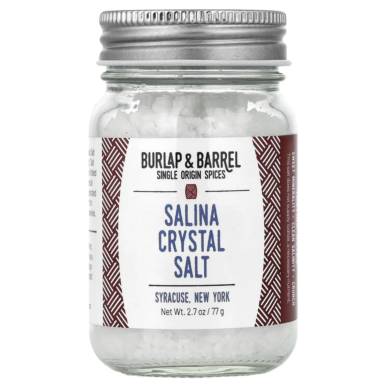 Burlap & Barrel Salina Crystal Salt, 2.7 oz (77 g)