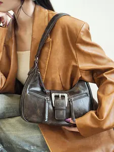 Women's Y2k Vintage Shoulder Clutch Bag, Trendy Retro Crossbody Bag & Shoulder Bag, Fashionable Shoulder Clutch for Daily Use, Crossbody Shoulder Purses