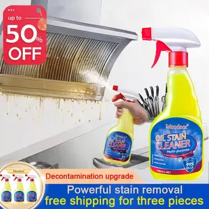 Moodoor Heavy Duty Degreaser Cleaner Spray for Kitchen, Household, Oven, Stove, Range Hood,Household kitchen cleaners