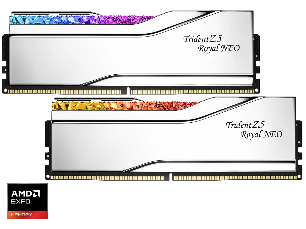 G.SKILL Trident Z5 Royal Neol Series 32GB (2 x 16GB) 288-Pin PC RAM DDR5 6000 (PC5 48000) Desktop Memory Model F5-6000J2836G16GX2-TR5NS