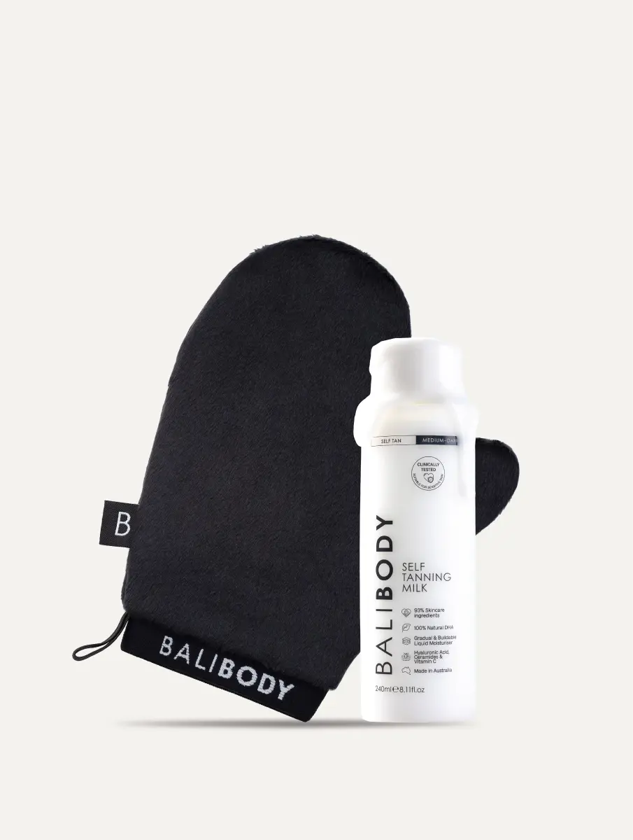 Self Tan Body Milk + Mitt Set