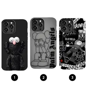 Sitting Kaws Phone Case, Angels Gifts, Suitable for iPhone 17/16/15/14/13/12/11 Pro Max/Plus and  Samsung Galaxy S23FE/22/23/24/25