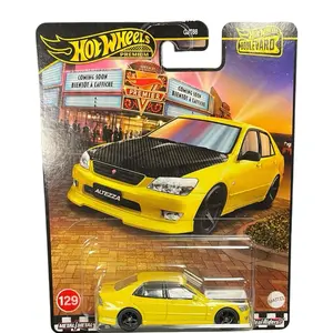 2025 Hot Wheels Premium Boulevard Yellow '98 Toyota Altezza #129