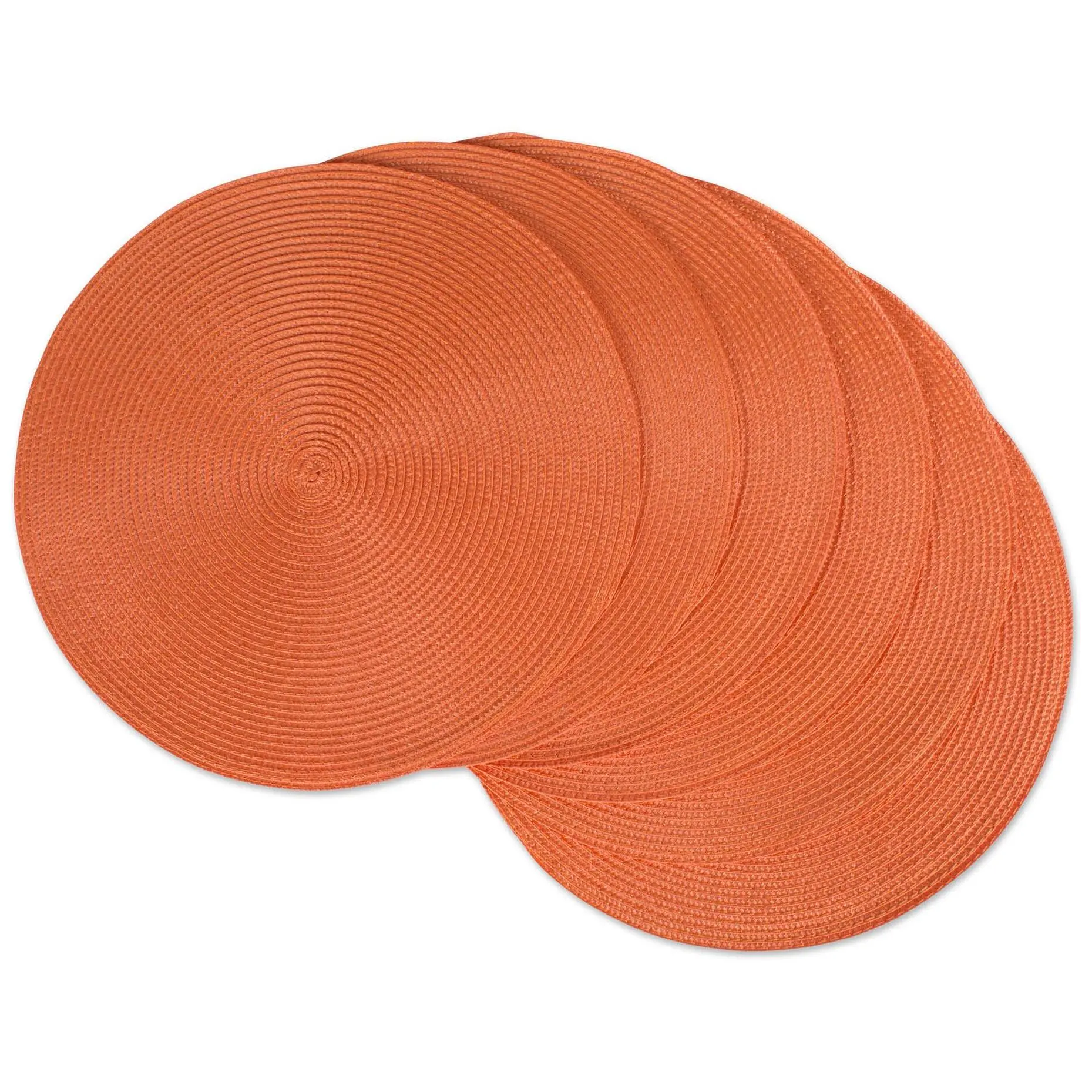 Design Imports Set of 6 Classic Round Woven Placemats Design Imports Set of 6 Classic Round Woven Placemats