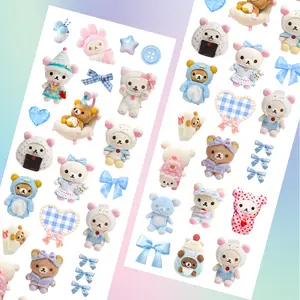 Kawaii Plushie Sticker Sheet