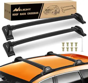 Nilight Roof Rack Cross Bars Fit for Honda CRV 2007 2008 2009 2010 2011 with Fixed Point, Adjustable Aluminum Car Crossbars with Rubber Pad for Cargo Carrier Luggage Bike Kayak Rooftop Tent Snowboard Automotive  dealsforyoudays