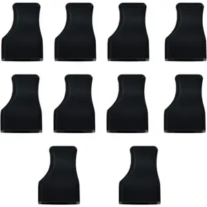 10 Pieces Coffee Syrup Pump Tip Covers, Black Rubber Syrup Caps, Portable and Practical Pourer Caps For Syrup Pump Pour Dispenser, Oil and Liquor Bottles, Clean and Preserved