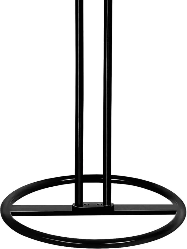 Black Metal Paper Towel Holder Organizer with Sturdy Metal Frame - Durable Bathroom Accessory, Great for Kitchen Counters, Fits Standard and Large Rolls, Black Finish Adds a Clean Modern Edge, Tidy