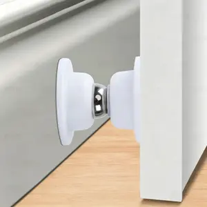 New Short Silicone Door Stopper, No Drilling, Anti-Collision, Quiet Installation, Home Decor, Easy to Install, Household Use
