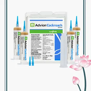 Advion Cockroach Gel Bait, 4 Tubes x 30-Grams, 4 Plunger and 4 Tips, German Roach Insect Pest Control, Indoor and Outdoor Use, Roach Killer Gel for American, German and Other Major Cockroach Species