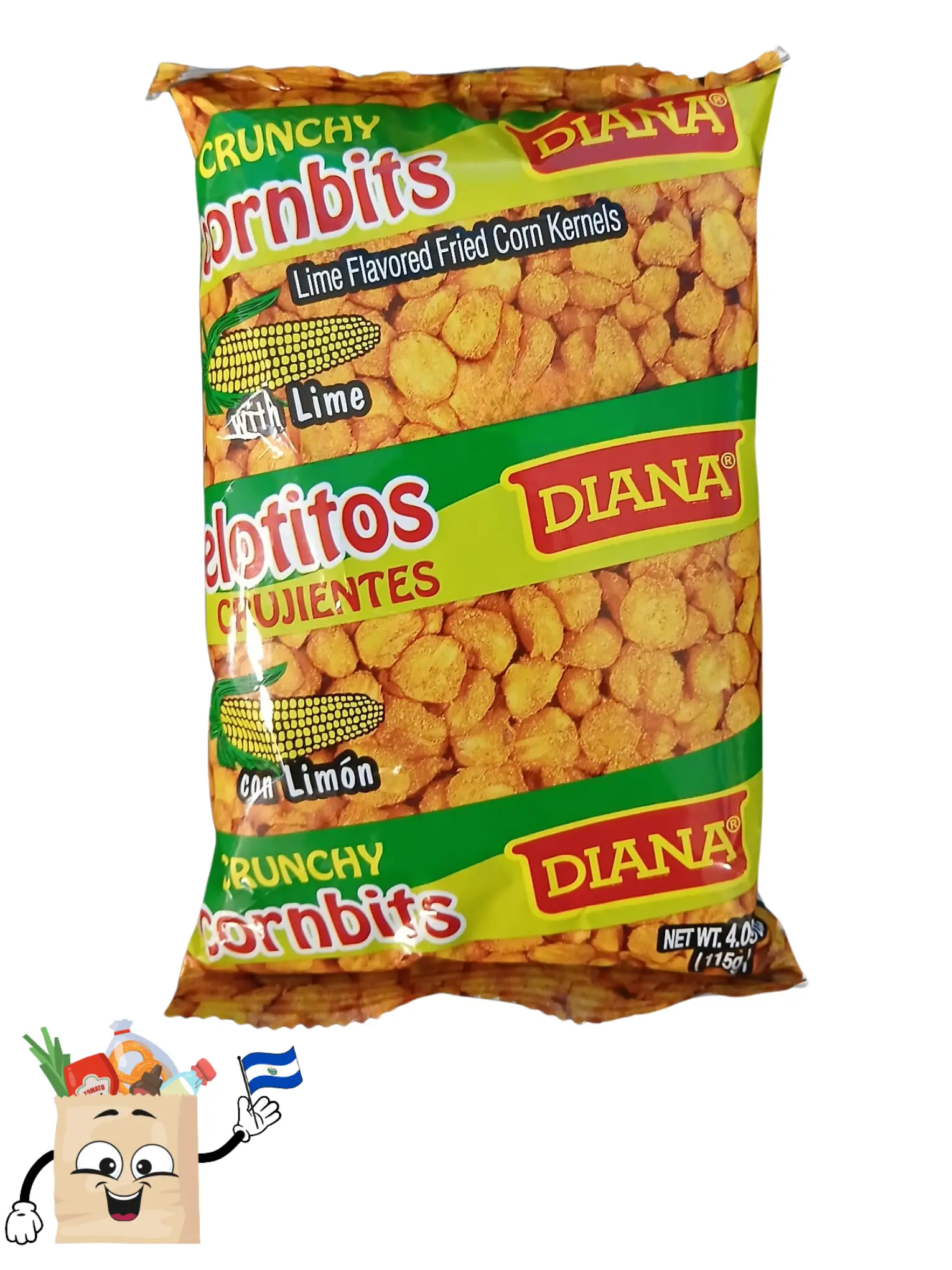 3 pack Elotitos Crujientes con Limon Diana Chips - Crispy Snack