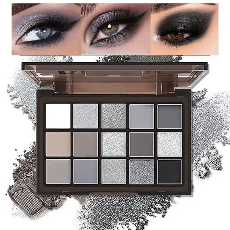 15 Vibrant Night Elf Shades for Fantasy Art, Perfect Color Palette for Eye Makeup, Cosplay & Creative Projects, Ideal for Artists & Crafters, Shimmer Eyeshadow Palette