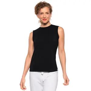 Women's LumaLeo High Neck Tank Top | Black