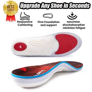 VALSOLE 250+ Lbs Heavy Duty Arch Support Insoles, Orthotic Pads with Cushioning Technology, Relieve Plantar Fasciitis, Flat Feet & High Arch Pain, Foot Care Inserts for All-Day Standing Work Boots   Footwear