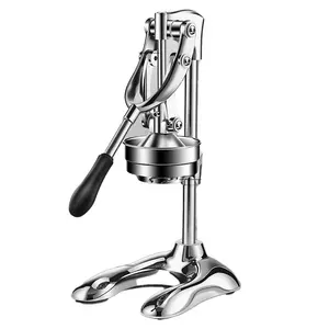 Hand Press juicer Machine, Manual OrangeJuicer and Professional Citrus juicer for Orange juicePom Lime Lemon juice, Commercial LemonSqueezer and Orange Crusher, Easy to Clean,Black Juicer Squeezer Matte Manual Citrus Juicer Press Citrus Juicer aluminum ma