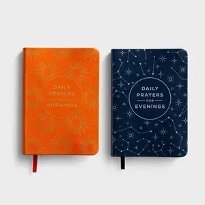 Daily Prayers for Mornings & Evenings – Christian Prayer Devotional Book, Faith-Based Reflections, Scripture Meditation, Spiritual Gift for Men & Women