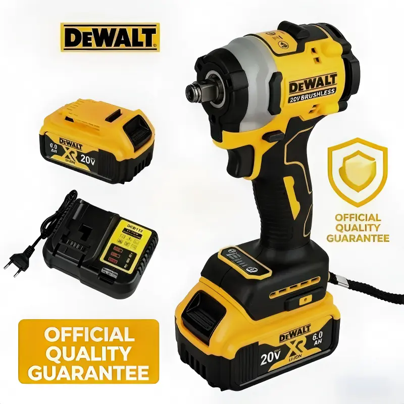 DEWALT DCF850 20V Cordless Impact Wrench | High Torque Power Tool | Rechargeable Lithium Battery | Heavy-Duty Electric Wrench for Auto & Construction professional grade
