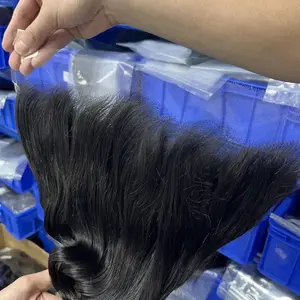 RAW Burmese Loose Wave HD Lace Closure & Frontal bundles curly hair