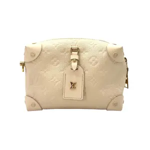 Pre-owned Louis Vuitton Empreinte Crossbody Bags Petite Malle Souple White Monogram Shoulder Bag LV2103