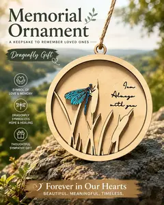 Dragonfly Ornament Sympathy Bereavement Memorial Gift thinking of You - I m always with you Gift