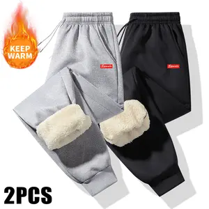 Men's Winter Fleece-LinedThermalSweatpants,Outdoor Sports Fashion VersatileCasualPants, Men'S Thermal Joggers