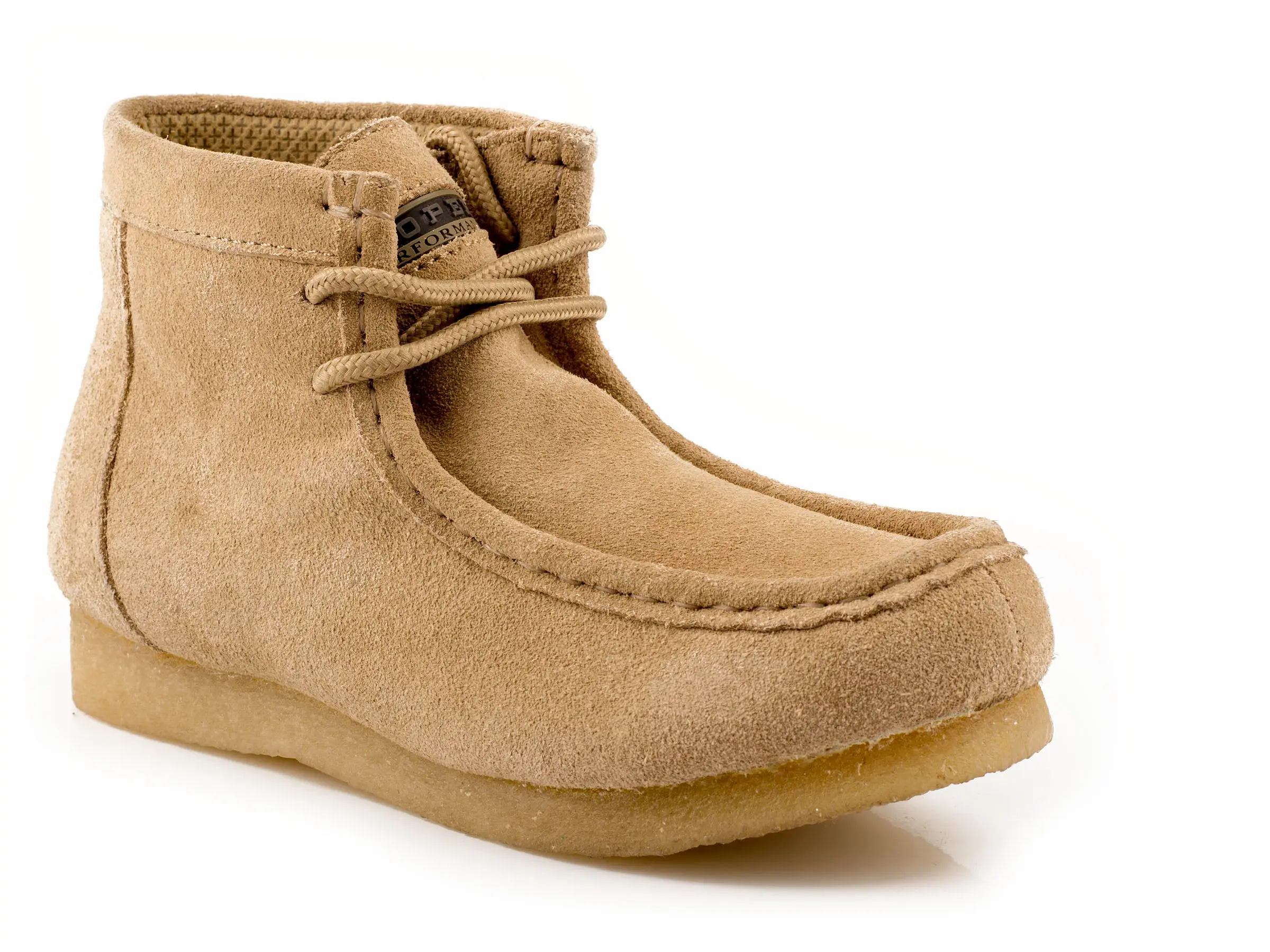 Men's Roper Tan Suede Gum Sticker Chukka (Wide)