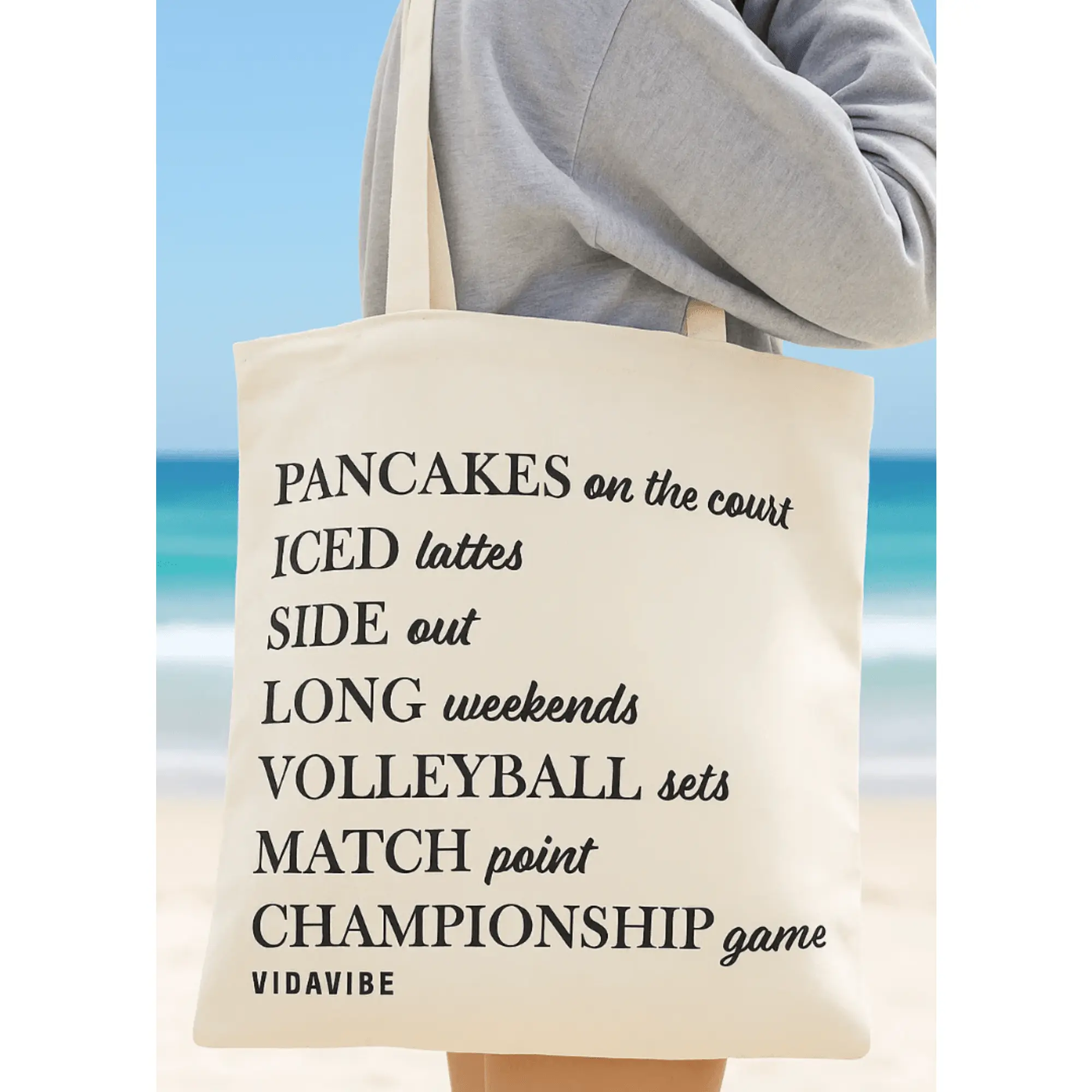 Canvas Volleyball Bag, Canvas Bag, Beach Bag, School Bag, Canvas Beach Bag
