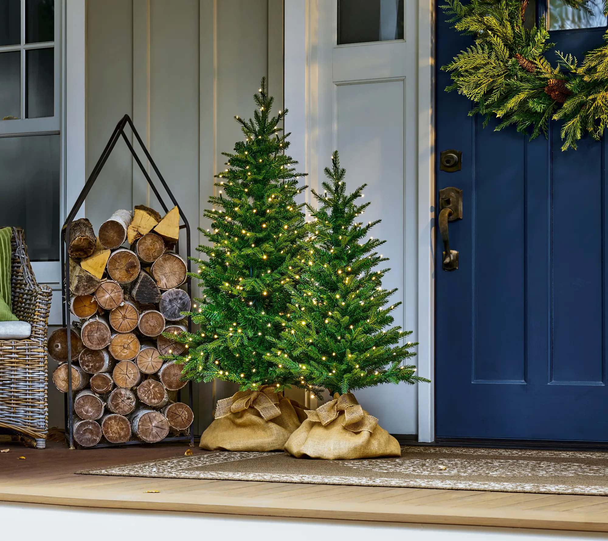 Bethlehem Lights 3.5' Indoor/Outdoor Mini Tree w/ 4-in-1 LEDs