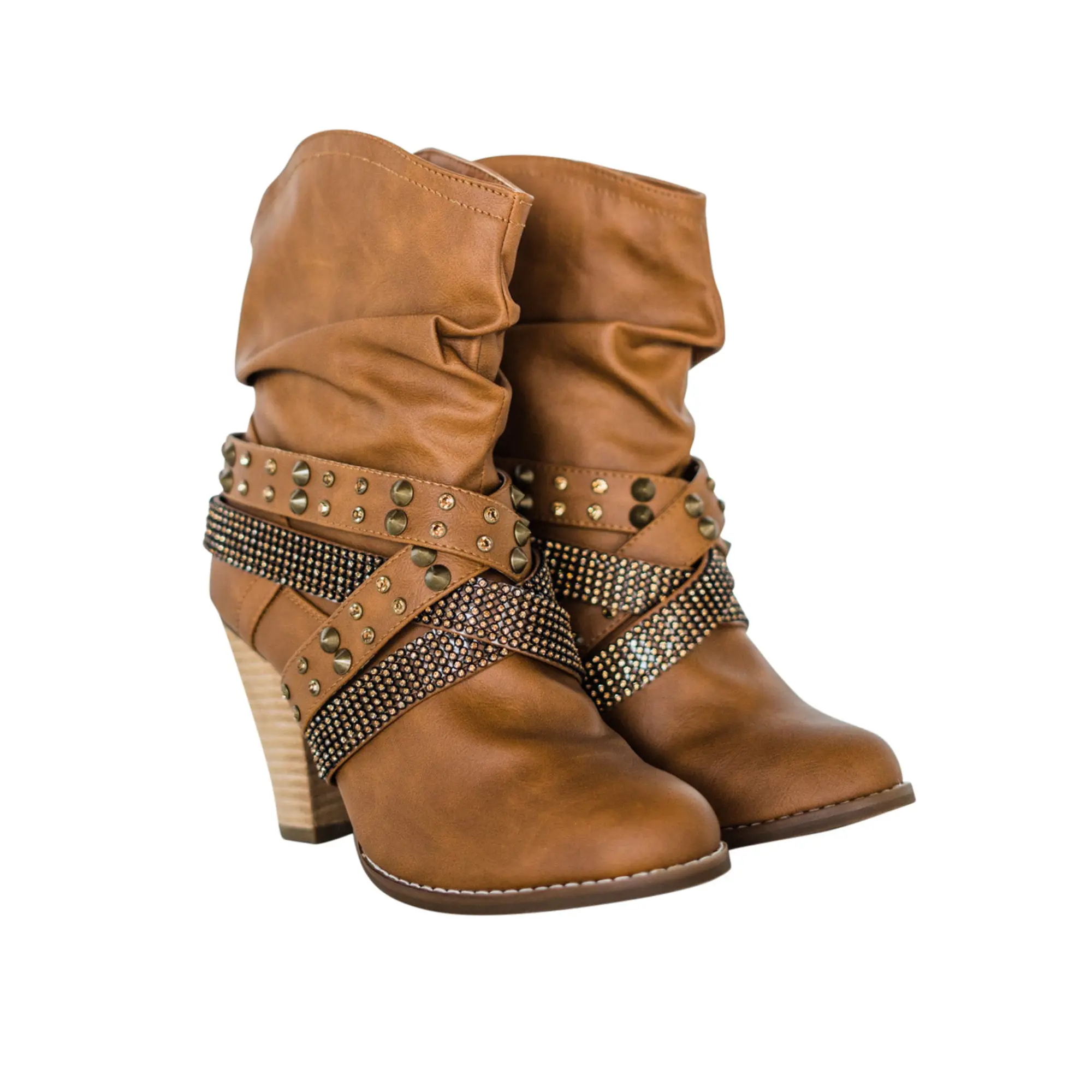 Short Change Booties in Tan