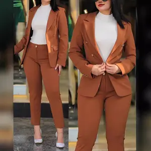 2025 Casual fashion Professional Women's Suit Set, 2 Piece Sets, Business Casual Outfits