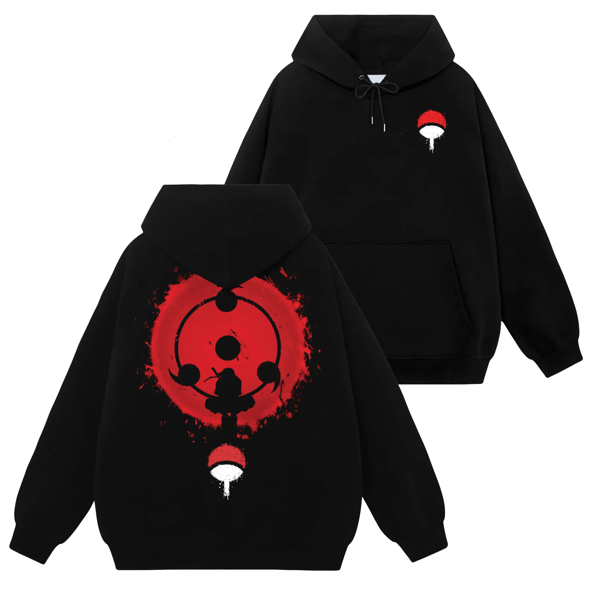 [Uchiha Fashion] Limited Itachi Uchiha - Naruto Shippuden #50 Hoodie T-Shirt Sweatshirt, Retro Vintage Unisex Graphic 90s Cotton, Gift For Wibu, Anime Manga Y2K Streetwear