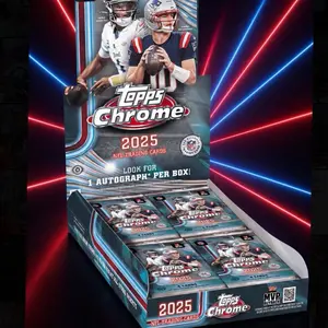 2025 Topps Chrome Football Hobby Box