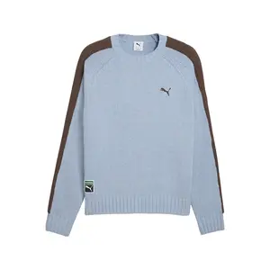 PUMA Mens X Madhappy Crew Neck Long Sleeve Sweater Casual - Blue