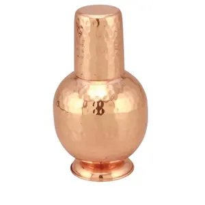 Copper bedside carafe