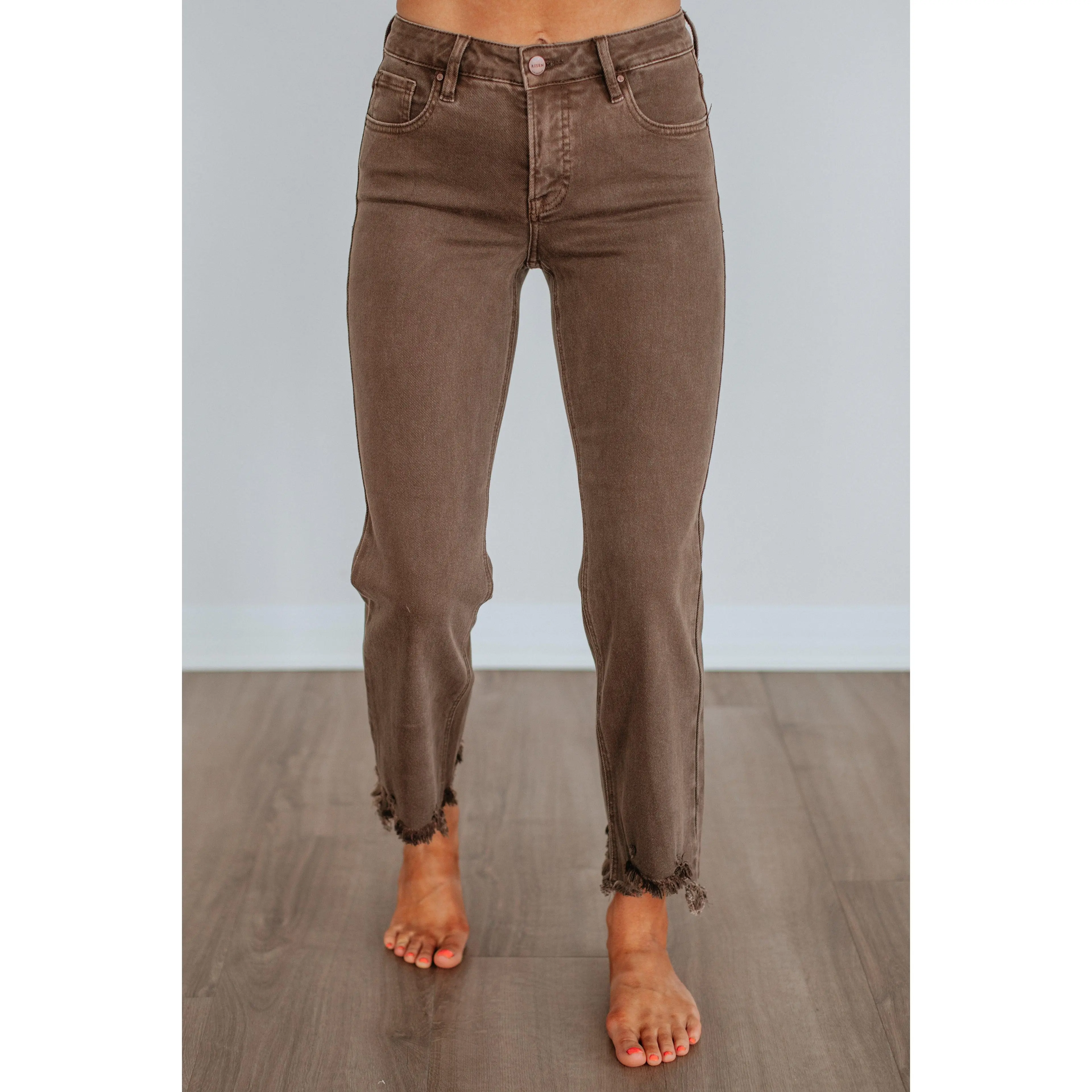 Neona Risen Jeans - Brown
