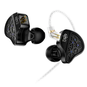 Ccz Cz10 In-Ear Monitor Headphones, 1dd 4ba Full Metal HiFi Earbuds, Professional Wired Earplugs, Stereo Clear Gaming Headset, Detachable Cable Iem, Hybrid Wired Earbuds