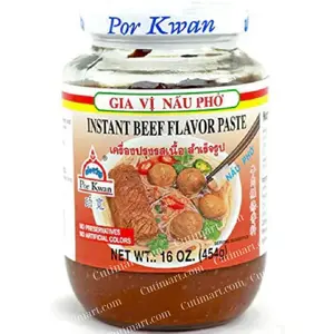 Por Kwan Instant Pho Soup Base - Beef Flavor - (Gia Vị Nấu Phở) 16oz