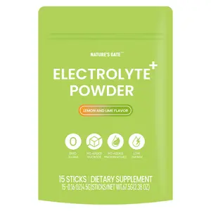 NATURE'S GATE ELECTROLVTE POWDER LEMON AND LIME FLAVOR