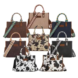 Wrangler Tote Bag for Women Aztec Western Retro Purse Top Handle Handbags