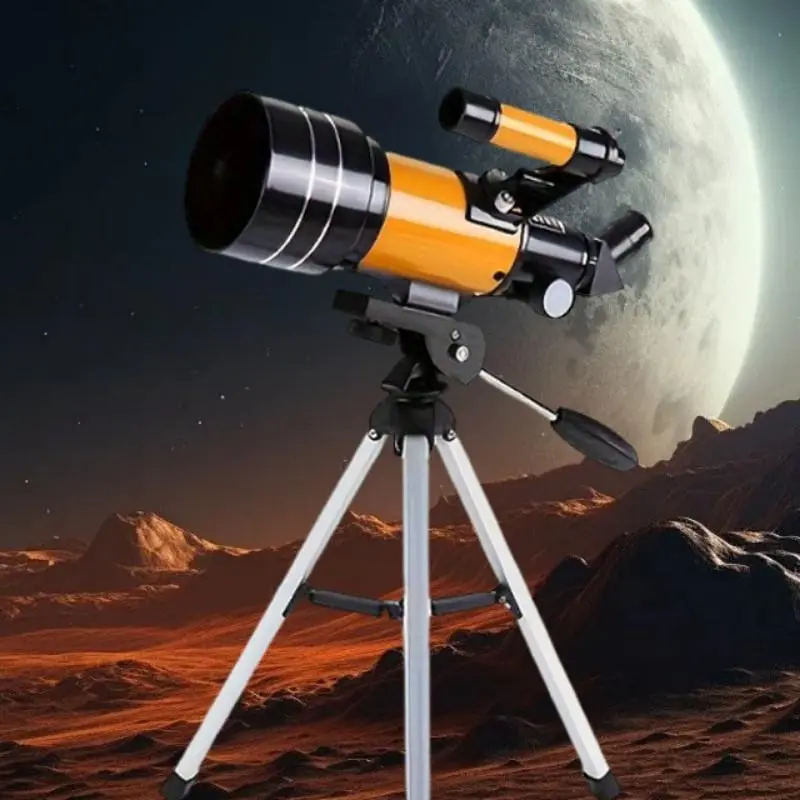 15x-150x Zoom Astronomical Telescope, Portable Telescope with Tripod, Professional Astronomical Telescope for Star & Moon Observation